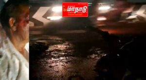தஞ்சையில் தரங்கெட்ட சாலையில் விபத்து