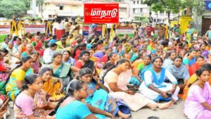 ஒப்பந்த தூய்மை பணியாளர்களுக்கு சம்பளம் இவ்வளவு தான் தர முடியும் மாநகராட்சி திட்ட வட்டம்