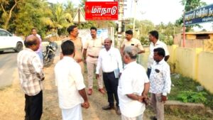 திருவோணம் அருகே குடிநீர் பிரச்சனை, ஆய்வுக்குப் பின் எச்சரிக்கை..